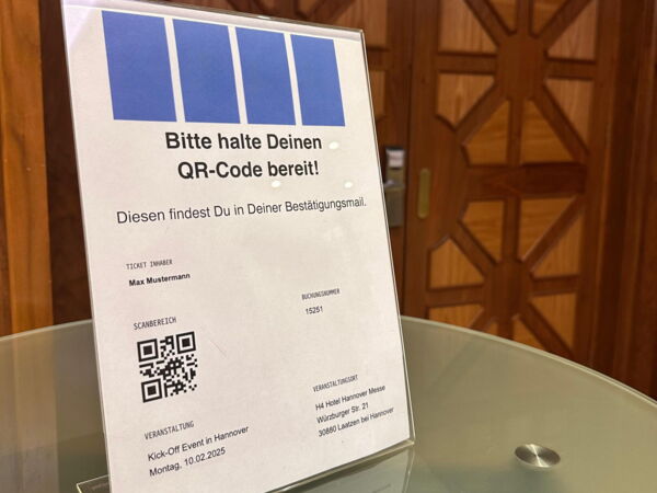 Full-Service für Ihre Tagung: Gerne übernehmen wir das Teilnehmermanagement inklusive Online-Anmeldung und Check-In vor Ort.